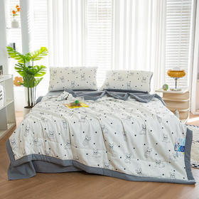 【每晚给肌肤做spa夏凉被】凉感夏被空调被会呼吸的水洗棉被子透气不闷热裸睡伴侣