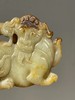 和田褐沁白玉瑞狮腰带扣环，顺丰包邮 商品缩略图13