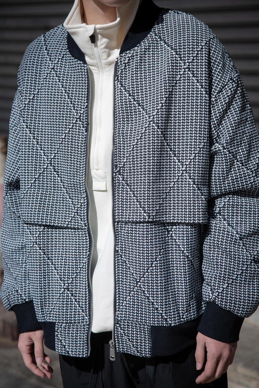 419772956格纹飞行夹克 商品图1