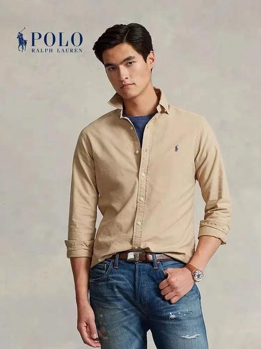 24新款配色！拉夫家情侣款牛津纺长袖衬衫 商品图2