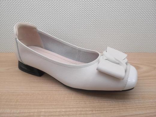 春季新款豪行真皮舒适休闲女鞋22130625浅口低跟时尚单鞋正品 商品图0