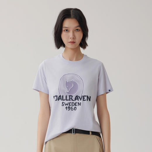 fjallraven瑞典北极狐t恤女2024春夏新款 户外短袖上衣 01241210 商品图1