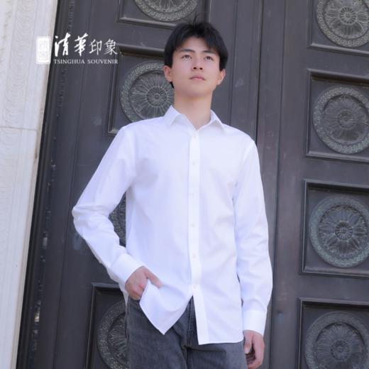 清华文创衬衫男士白色商务款 商品图5