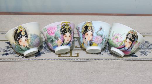 粉彩戏曲人物杯套组 商品图0