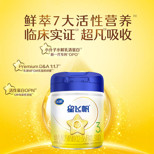 飞鹤星飞帆婴幼儿配方奶粉3段 700g 商品图2