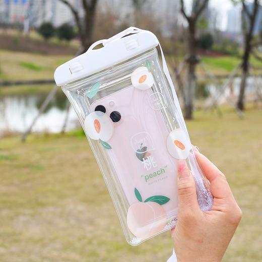 【2个装！可爱卡通手机防水袋】流沙气囊 漂浮防水套触屏 漂流游泳泼水节 商品图7