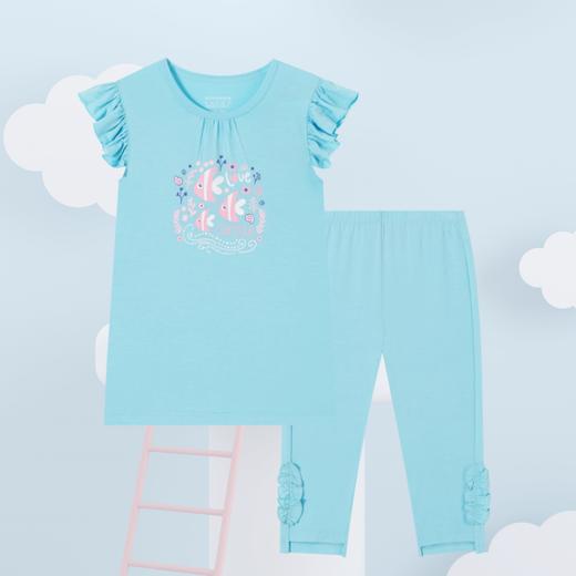 【夏威夷海洋莫代尔】SCHIESSER德国舒雅女童家居套装3F/22521H 商品图0