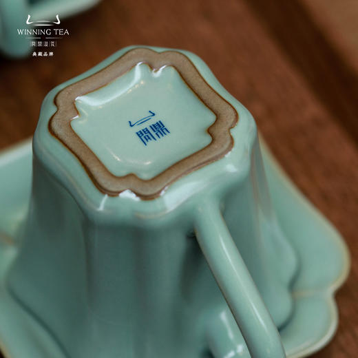 问鼎汝窑四方/八方咖啡杯碟组（缺货） 商品图4