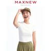 【T恤】女装MAX柔棉多彩百搭修身短款T恤 1N2221213 商品缩略图1