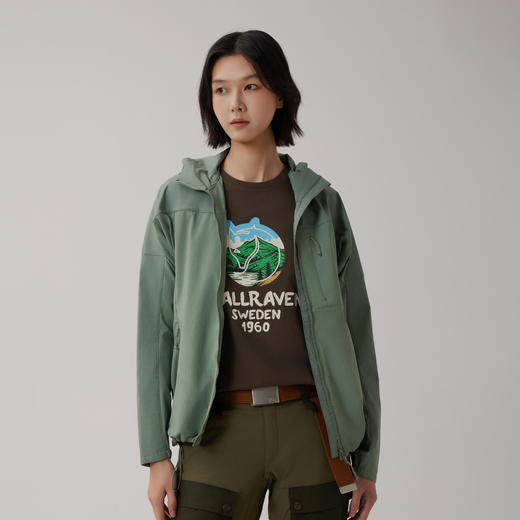 fjallraven瑞典北极狐 女士户外休闲夹克 2024新款连帽外套 89826 商品图2