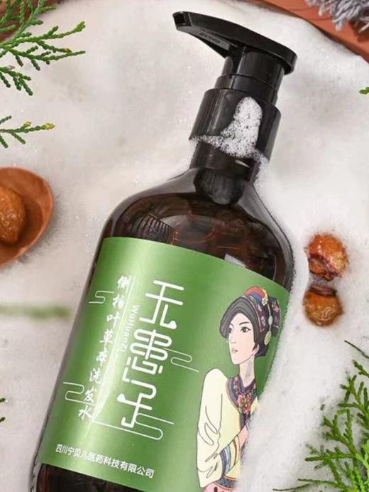 【羌医 非文化遗产】无患子侧柏叶草本洗发水升级款十八味天然熬制护发养发 商品图2