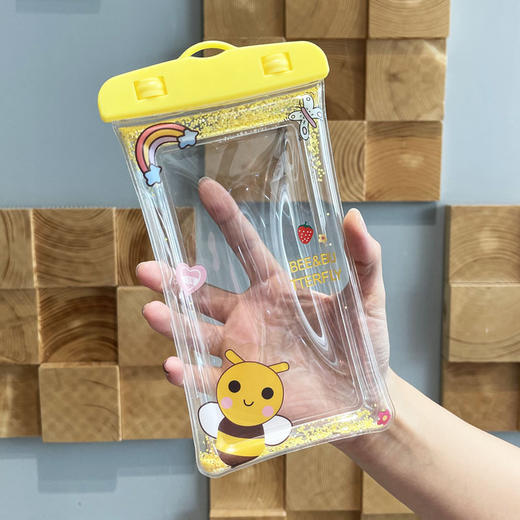 【2个装！可爱卡通手机防水袋】流沙气囊 漂浮防水套触屏 漂流游泳泼水节 商品图13