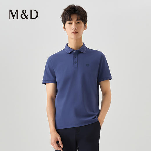 【名盾】桑蚕丝POLO衫，亲肤舒适，轻松微弹，挺括有型不易变形MXBL22622B 商品图2