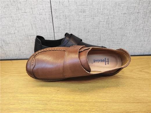 豪行春季新款22146382真皮休闲平跟女鞋单鞋皮鞋专柜正品 商品图3