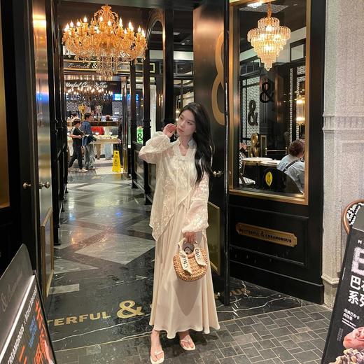 【新中式复古刺绣裙装】2024春夏新中式复古刺绣国风小个子仙气上衣半身裙套装预售15天内发货-FSXPDC0402 商品图3