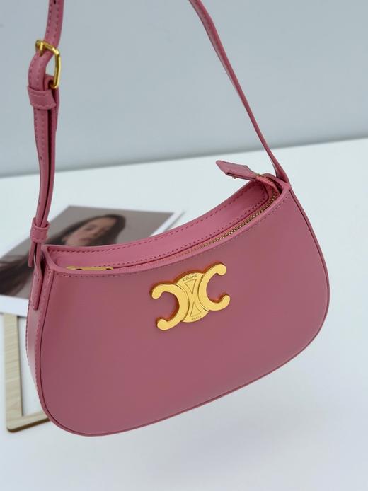 新款真皮凯旋门腋下包马鞍包老花经典通勤包斜挎包手机包网红同款 商品图5