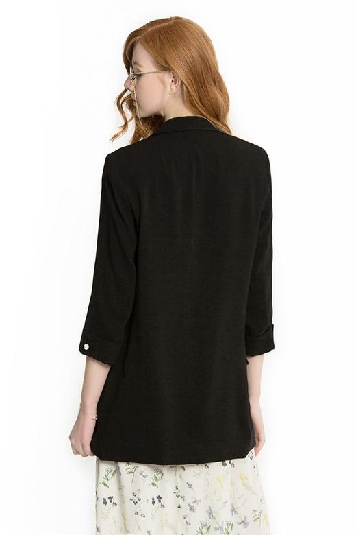 ZARA 黑色长版西装外套 1377 商品图2
