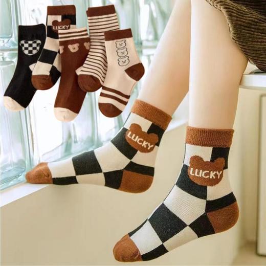 【5双特价！35款】儿童袜子秋冬季中筒袜男童女童可爱潮卡通童袜春秋宝宝袜子大童祙 商品图8