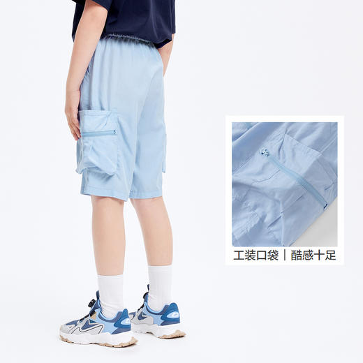 巴拉巴拉童装男大童儿童短裤新款夏装中大童工装裤子时尚潮酷 商品图3