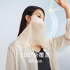 金三塔真丝面罩女100%桑蚕丝凉感丝滑透气面纱春夏新品  JXQ284 商品缩略图1