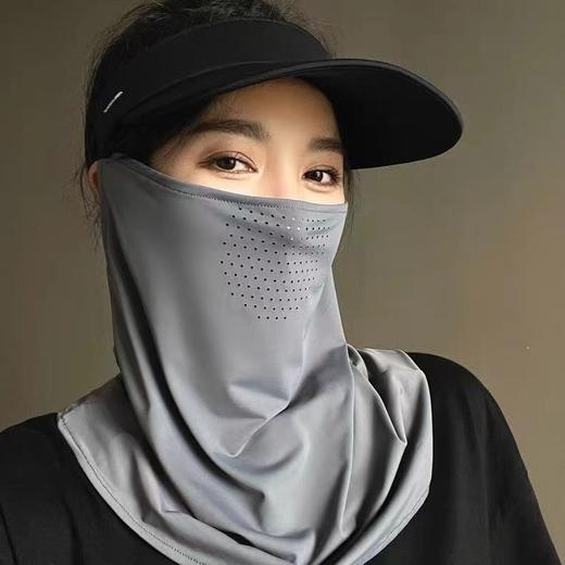 【男女防晒面纱 第二件立减5元！】穿越酷暑，尽显优美面容；男女防晒面纱，遮阳护面，冰丝口罩脖套，舒适透气，遮脸骑行面巾，开车脸罩，迷人的遮盖效果，挂耳防晒神器！ 商品图7