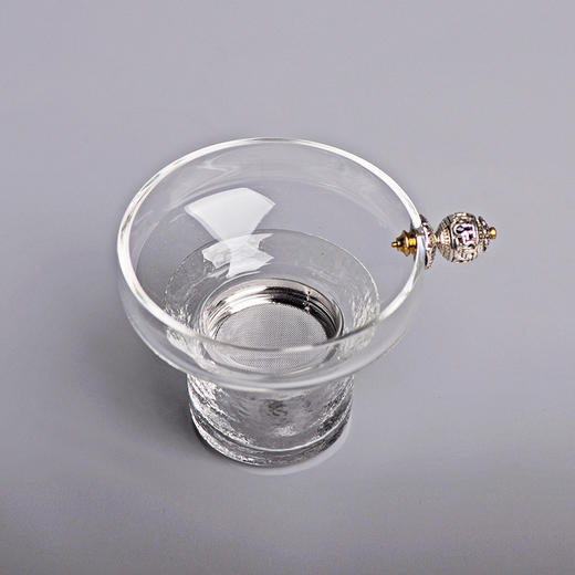 益思泉丨藏银茶漏 高硼硅玻璃 商品图1