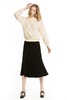 NOIR 黑色九分A字针织裙 1025 商品缩略图4