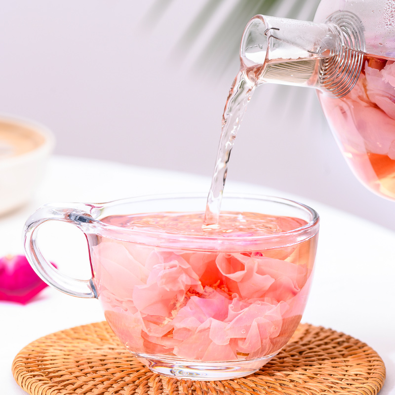 【产地直发】头茬墨红玫瑰花茶 香味清香 口感柔和