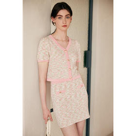 【合作款】HeyDress  缎彩肌理感针织开衫/半裙