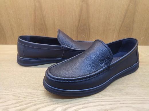 豪行真皮舒适休闲男鞋11168302时尚软底套脚皮鞋正品 商品图2