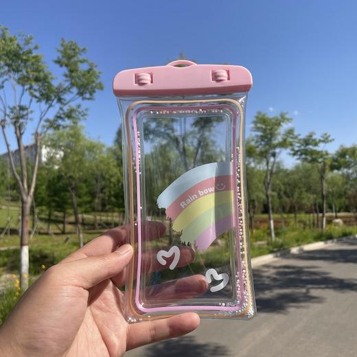 【2个装！可爱卡通手机防水袋】流沙气囊 漂浮防水套触屏 漂流游泳泼水节 商品图5