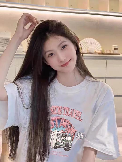 【限时价】喜出100%棉-时尚STAR汽车 印花情侣T恤 商品图4