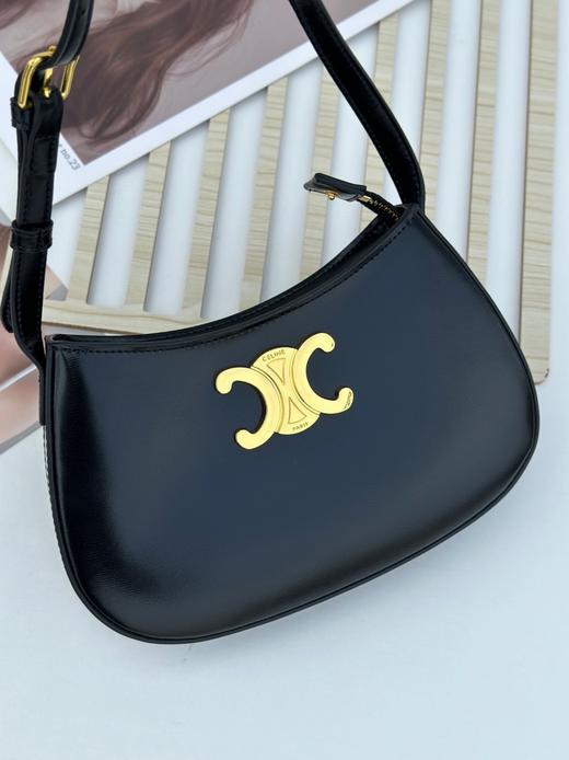 新款真皮凯旋门腋下包马鞍包老花经典通勤包斜挎包手机包网红同款 商品图1