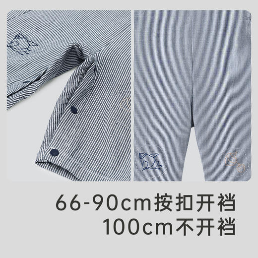 【商场同款】英氏童装新潮背带裤男宝宝春夏工装风纯棉裤新款 商品图4