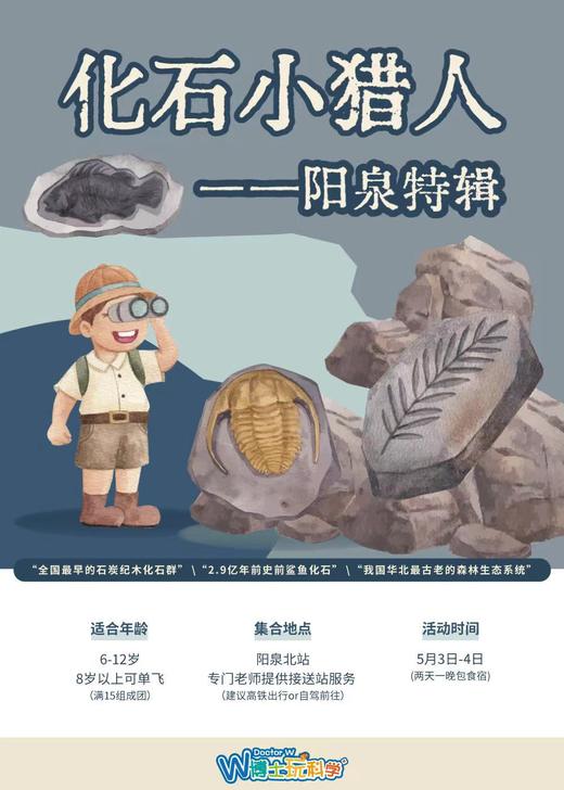 【南古馆五一】化石小猎人 | 阳泉特辑 商品图0