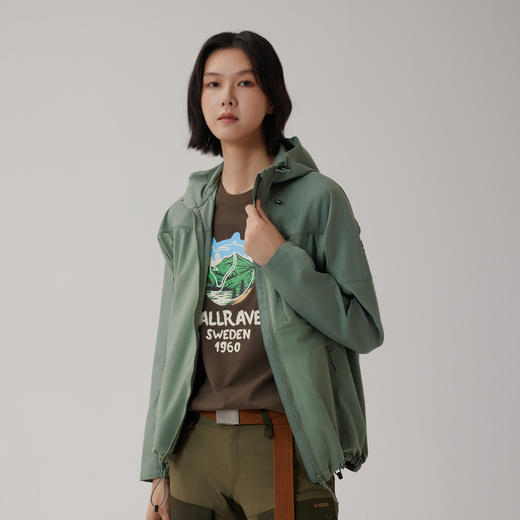 fjallraven瑞典北极狐 女士户外休闲夹克 2024新款连帽外套 89826 商品图3