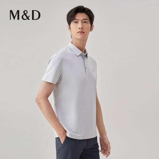 【名盾】翻领短袖T恤MXBL22647B 商品图1