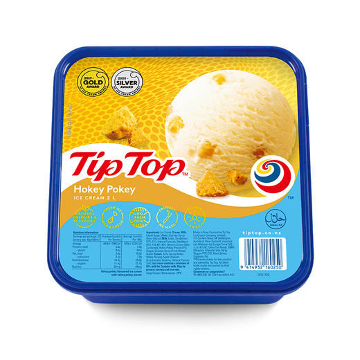 【新西兰原装进口 浓郁奶味】TIPTOP全乳脂鲜奶冰淇淋2L装（赠挖球器） 商品图8