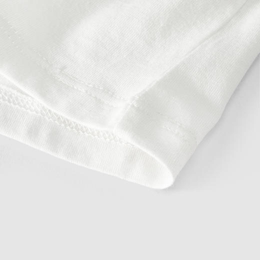 英氏-童衣类（夏）H4英针圆领短套衣英氏白100CM 商品图6