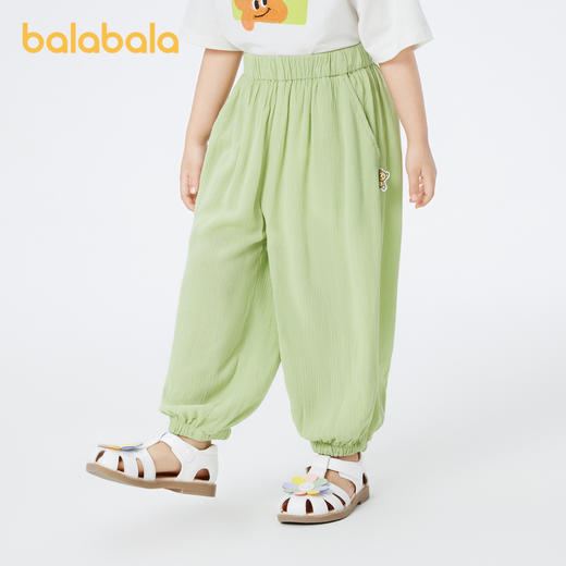 巴拉巴拉儿童裤子男童防蚊裤夏装新款童装宝宝长裤女童休闲裤 商品图2