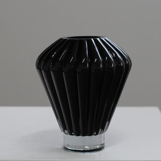 现代简约白瓷灯笼玻璃花瓶插花摆件家居样板房软装插花工艺设计 商品图6