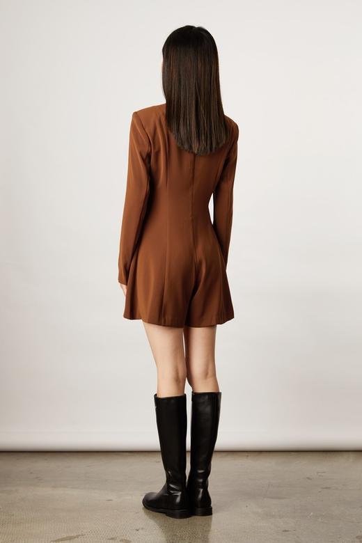 ESTELLICA V领修身简约连体裤 11111 商品图2