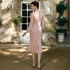 IWY/气质优雅粉西装连衣裙女夏季宴会礼服纱裙收腰显瘦包臀鱼尾裙Q1055-P 商品缩略图2