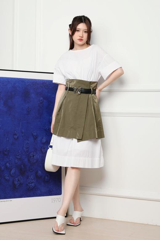 MIND BRIDGE 拼色两件套连衣裙 16482 商品图4