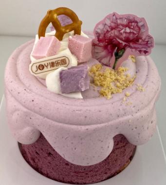 暖心香芋奶盖蛋糕 商品图0