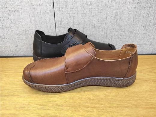 豪行春季新款22146382真皮休闲平跟女鞋单鞋皮鞋专柜正品 商品图2