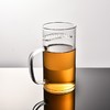 益思泉丨月牙玻璃杯 透明直筒带过滤 玻璃茶杯 高硼硅耐热玻璃 300ml 绿茶、花茶杯 商品缩略图3