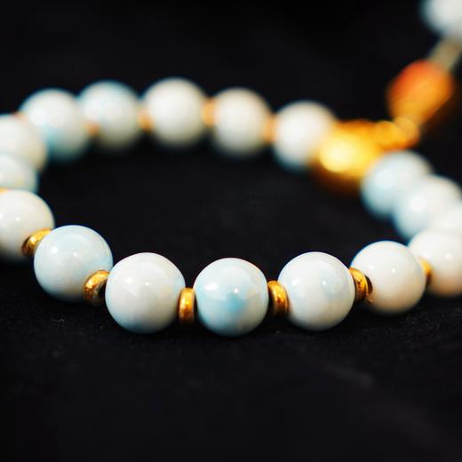 【敦煌淡蓝香灰瓷手串】敦煌福泽小众轻奢手串 中式国风香灰瓷手串 商品图5