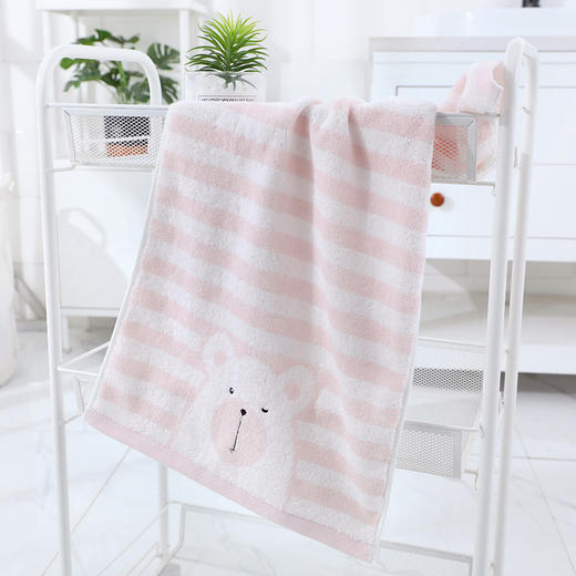 馨宜优品条条熊童巾   （粉色）灰色220309-----220308 商品图6