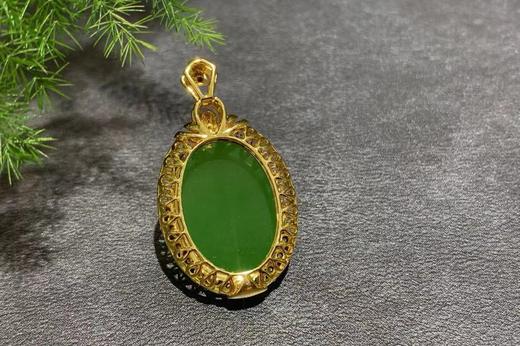 【御珠宫坊】金镶碧玉吊坠 商品图4